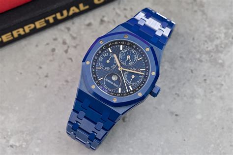 audemars piguet blue ceramic perpetual calendar